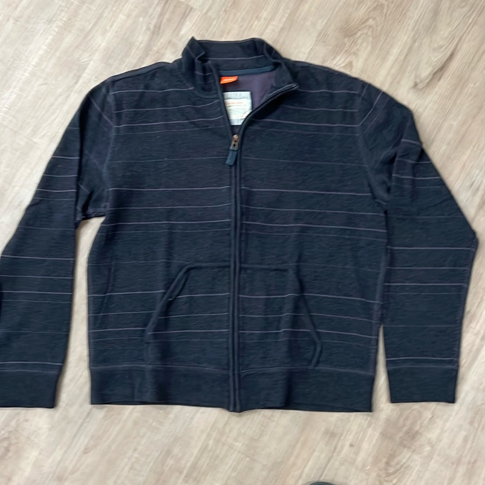 Hugo Boss Orange Full Zip Shirt Size XL